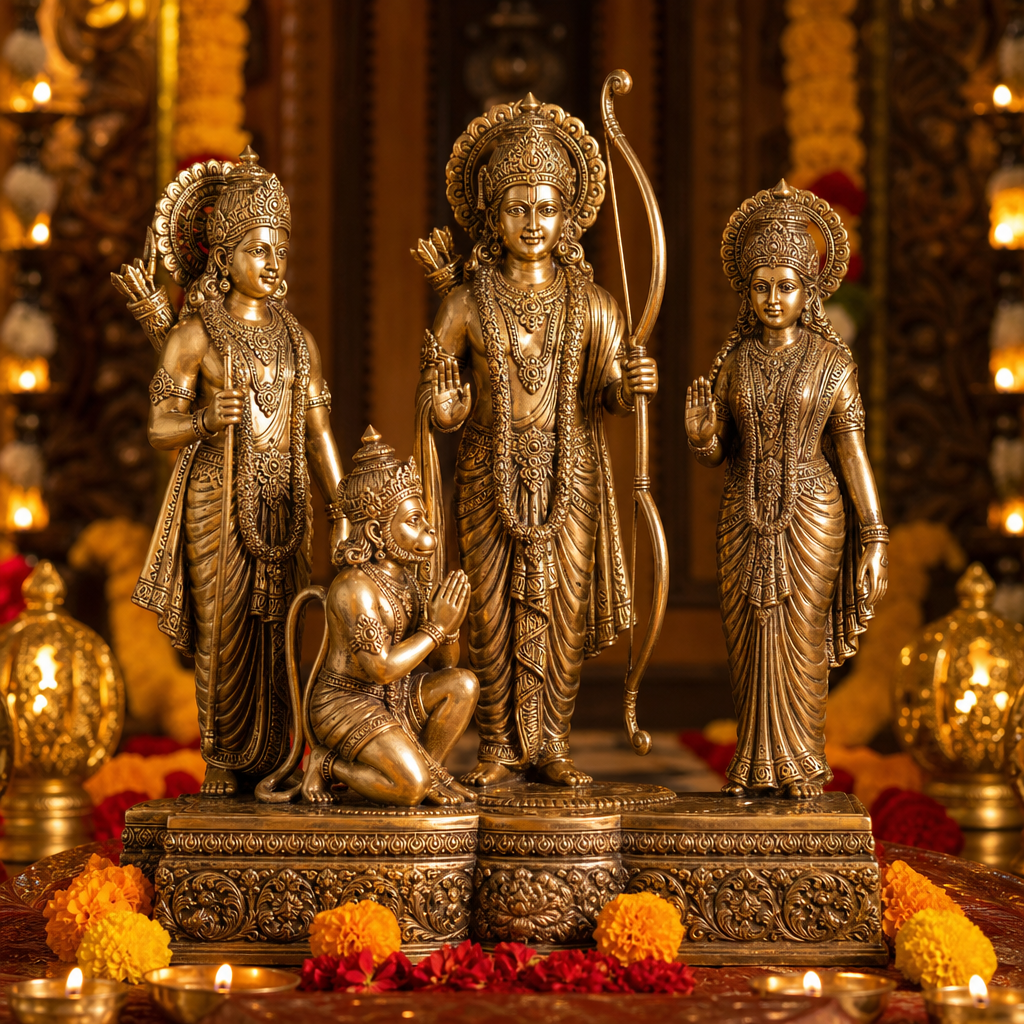 श्री राम दरबार मूर्ति सेट