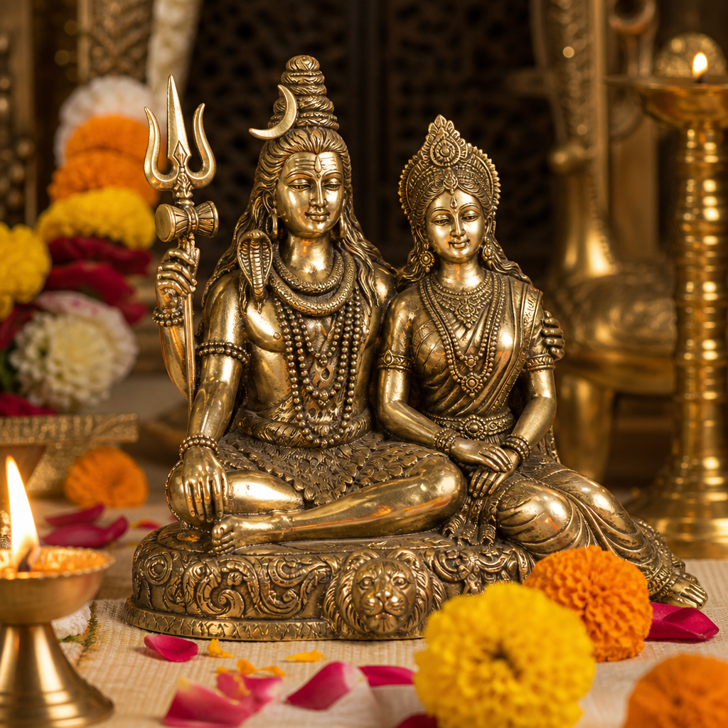 शिव पार्वती मूर्ति